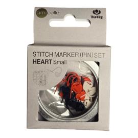 Set de Marcadores de Punto Modelo Corazón Chicos